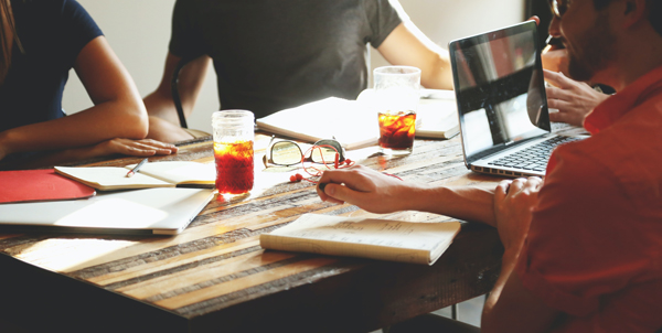 People in a workspace