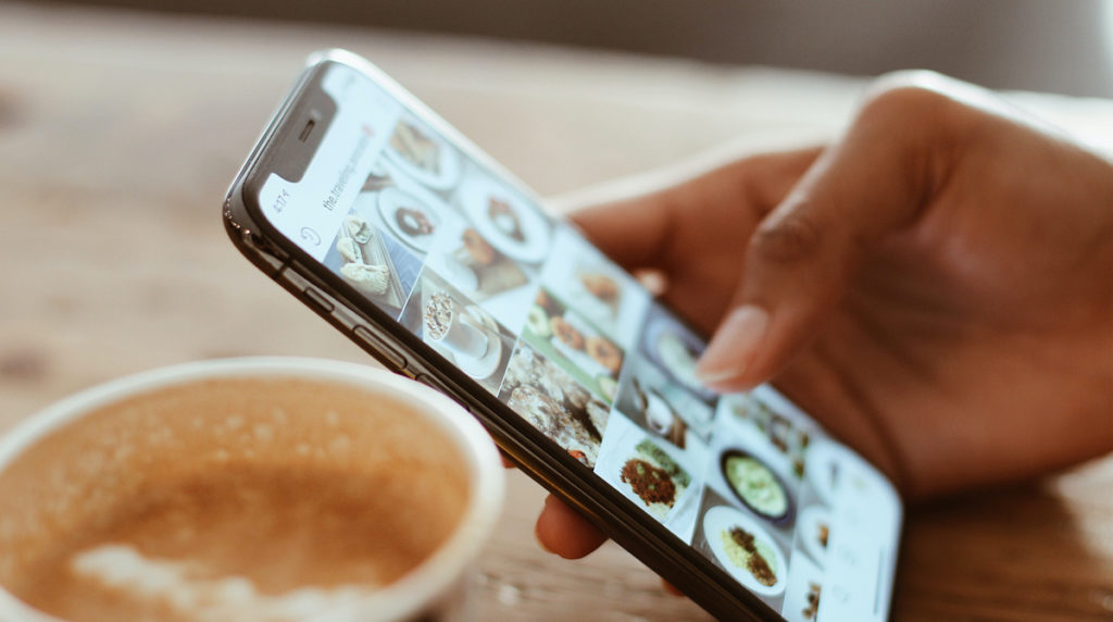Instagram, social media food posts